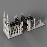 MOC-276548 NYC Saint Patrick's Cathedral Building Blocks-LesDiy-MOC-