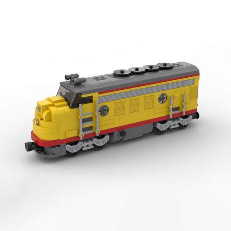 MOC-277452 Union Pacific Passenger Train Consist Building Blocks-LesDiy-Locomotive-