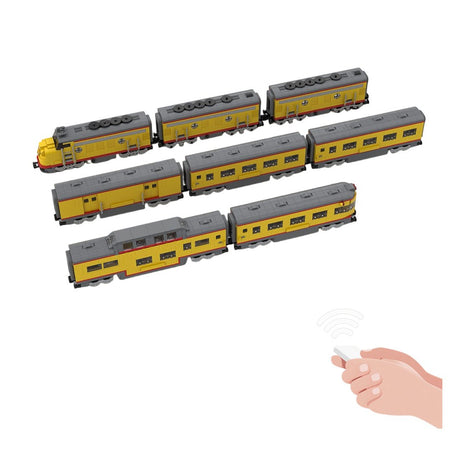 MOC-277452 Union Pacific Passenger Train Consist Building Blocks-LesDiy-Locomotive-