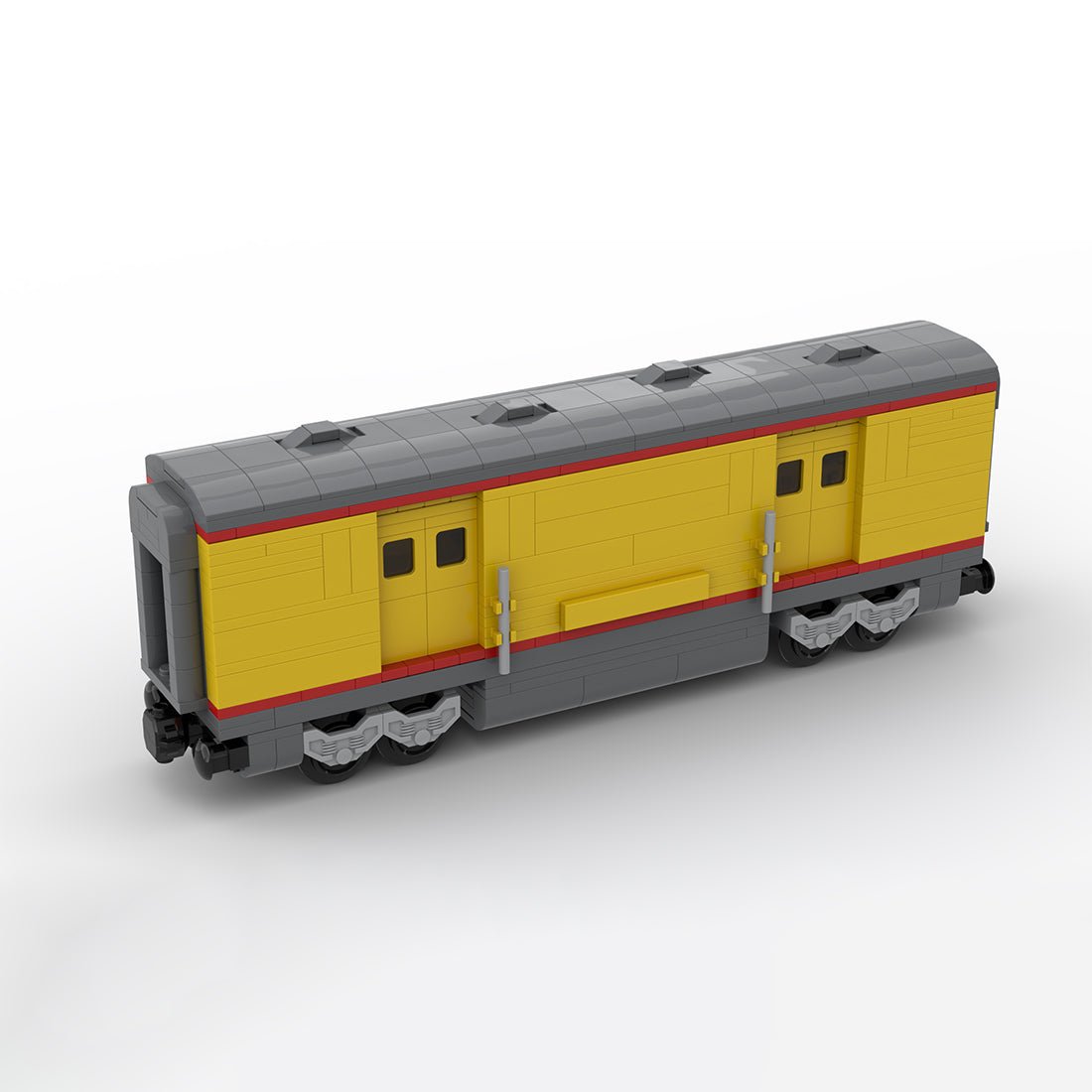 MOC-277452 Union Pacific Passenger Train Consist Building Blocks-LesDiy-Locomotive-