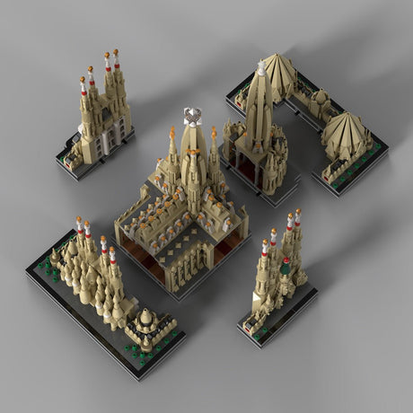 MOC-279018 Sagrada Familia Basilica Building Blocks-LesDiy-MOC-