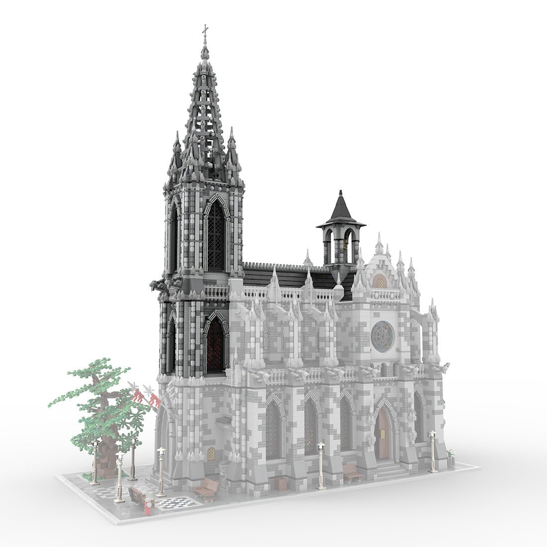 MOC - 29962 Gothic Cathedral Module C - LesDiy - MOC