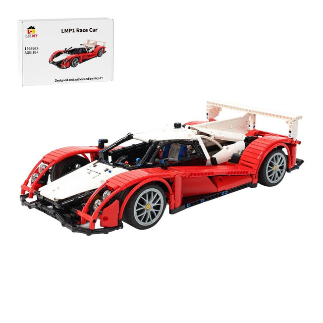 MOC-3092 LMP1 Le Mans Prototype Race Car Building Blocks-LesDiy-MOC-