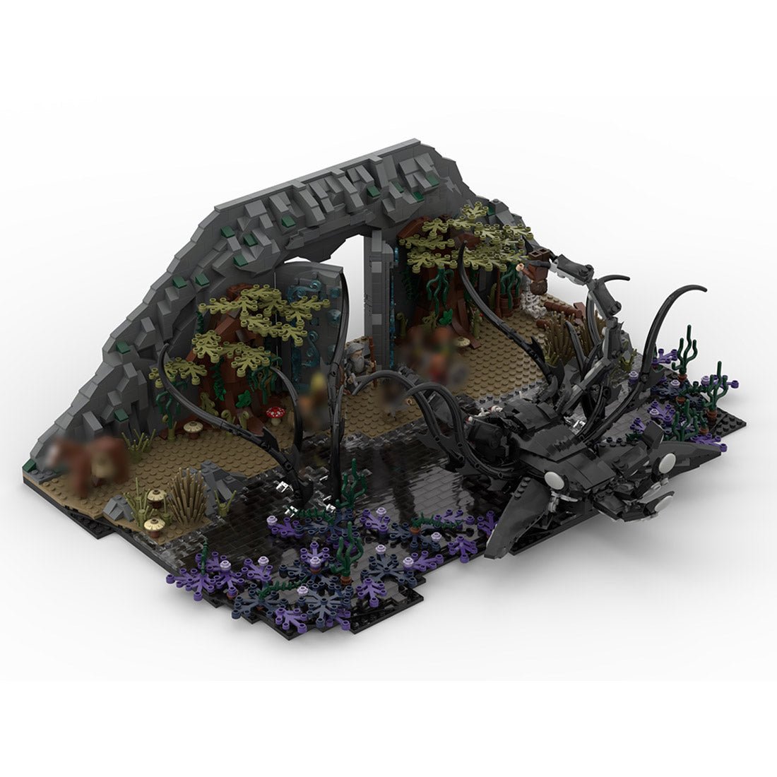 MOC - 30989 The Watcher in the Water Building Blocks - LesDiy - Building Blocks