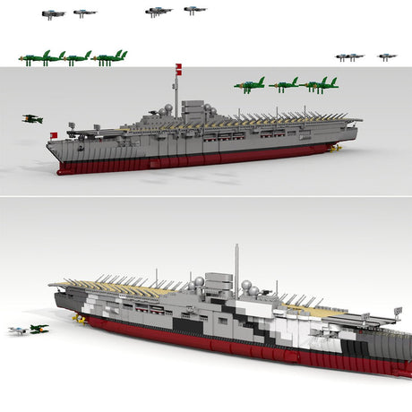 MOC-34030 Graf Zeppelin Aircraft Carrier Building Blocks-LesDiy-MOC-