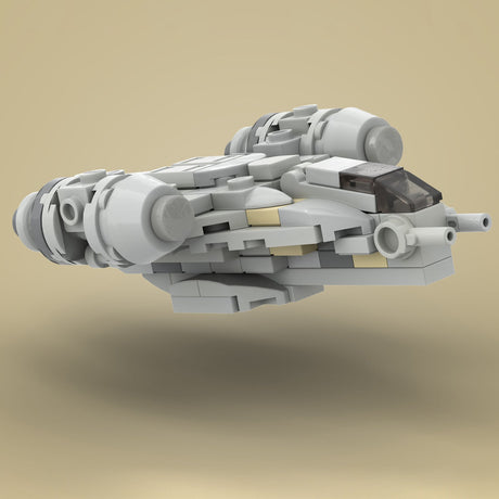 MOC - 38715 Micro Razor Crest Spaceship Model - LesDiy - 