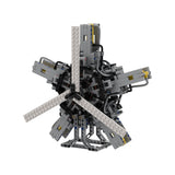 MOC - 39694 5 - cylinder Pneumatic Star Engine - LesDiy - 