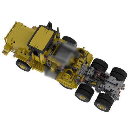 MOC - 40026 Oshkosh M911 U.S. Army HET (Heavy Equipment Transporter) Building Blocks - LesDiy - 