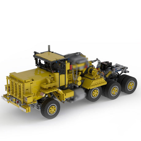 MOC - 40026 Oshkosh M911 U.S. Army HET (Heavy Equipment Transporter) Building Blocks - LesDiy - 