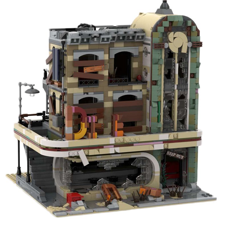 MOC - 40173 Downtown Diner - Apocalypse Version - LesDiy - MOC
