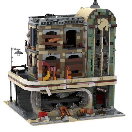 MOC - 40173 Downtown Diner - Apocalypse Version - LesDiy - MOC