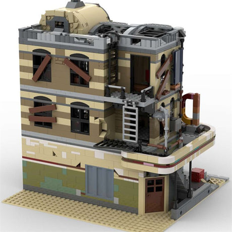 MOC - 40173 Downtown Diner - Apocalypse Version - LesDiy - MOC