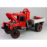 MOC-40482 Model E Off-Road Crane Dump Truck Building Blocks-LesDiy-MOC-