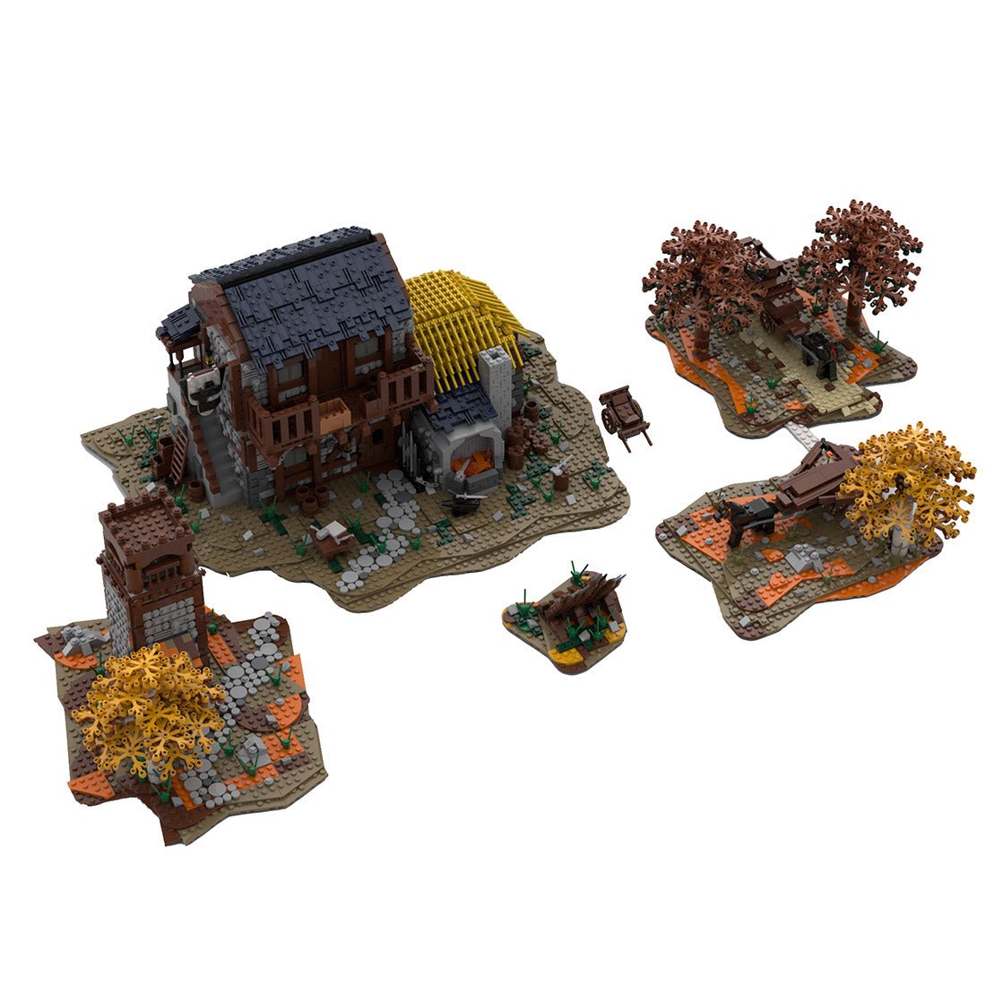 MOC-43257 Medieval Five MOCs Building Blocks Set | LesDiy