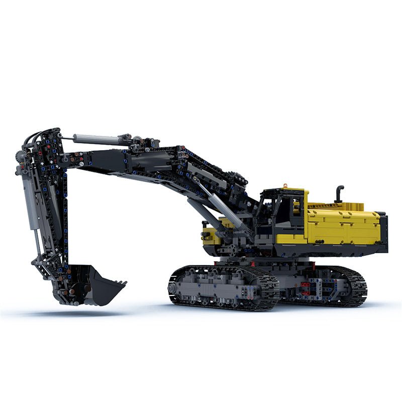 MOC-43636 Volvo Excavator Building Blocks | LesDiy