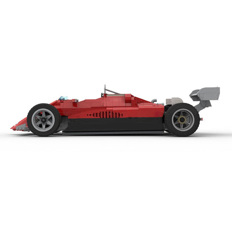 MOC - 43749 Ferrari 126C2 - no RC - scale 1:8 Building Blocks - LesDiy - 