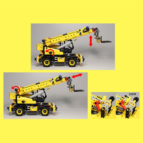 MOC - 43871 JCB Roto Telehandler - LesDiy - MOC