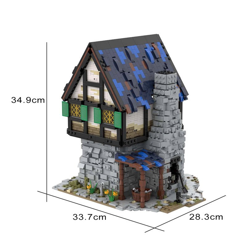 MOC - 44070 The Medieval Smithy - LesDiy - MOC