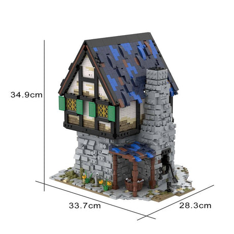 MOC - 44070 The Medieval Smithy - LesDiy - MOC