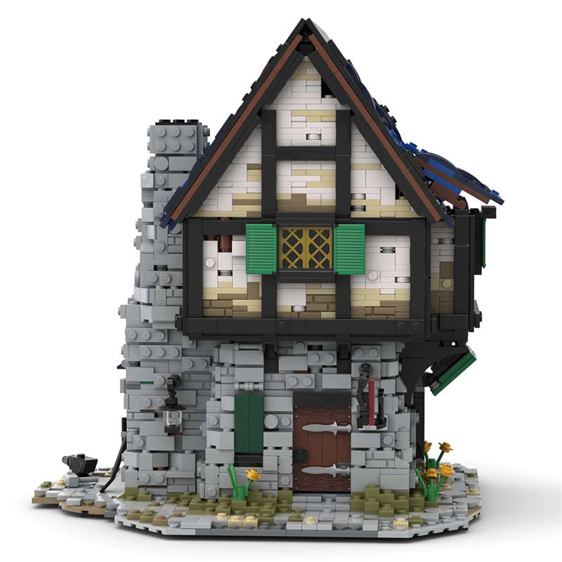 MOC - 44070 The Medieval Smithy - LesDiy - MOC
