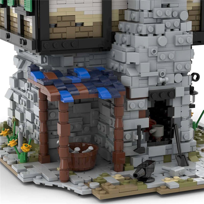 MOC - 44070 The Medieval Smithy - LesDiy - MOC