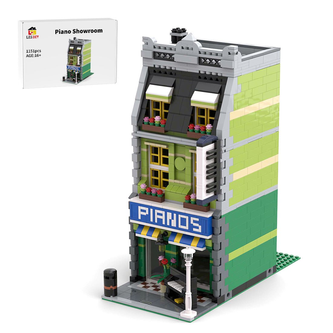 MOC - 44464 Piano Showroom - LesDiy - MOC