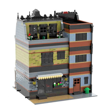 MOC - 45758 OliveMansion & Pub - LesDiy - MOC