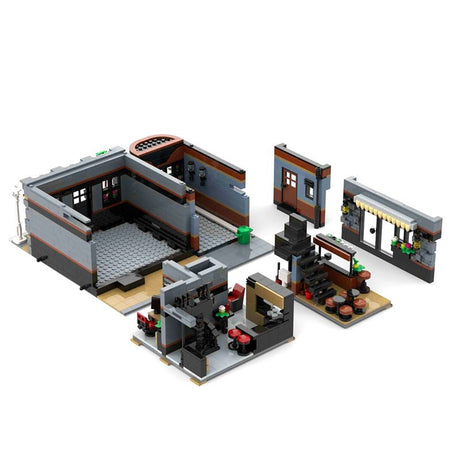 MOC - 45758 OliveMansion & Pub - LesDiy - MOC
