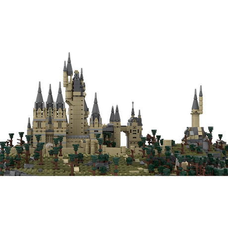 MOC - 45950 Harry Potter Hogwarts Castle Epic Detailed Build Building Blocks - LesDiy - 