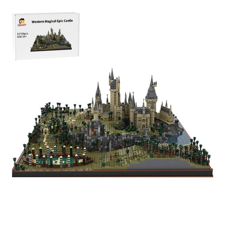 MOC - 45950 Harry Potter Hogwarts Castle Epic Detailed Build Building Blocks - LesDiy - 