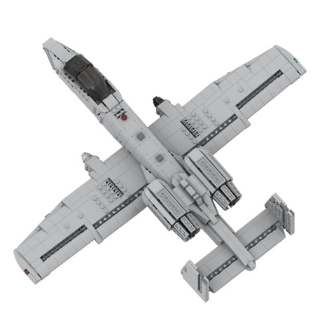 MOC - 46317 Fairchild Republic A - 10 Thunderbolt II | 1:35 Scale Building Blocks - LesDiy - 