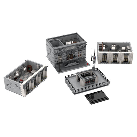 MOC - 4652 Large - scale Police Department Building Blocks - LesDiy - 