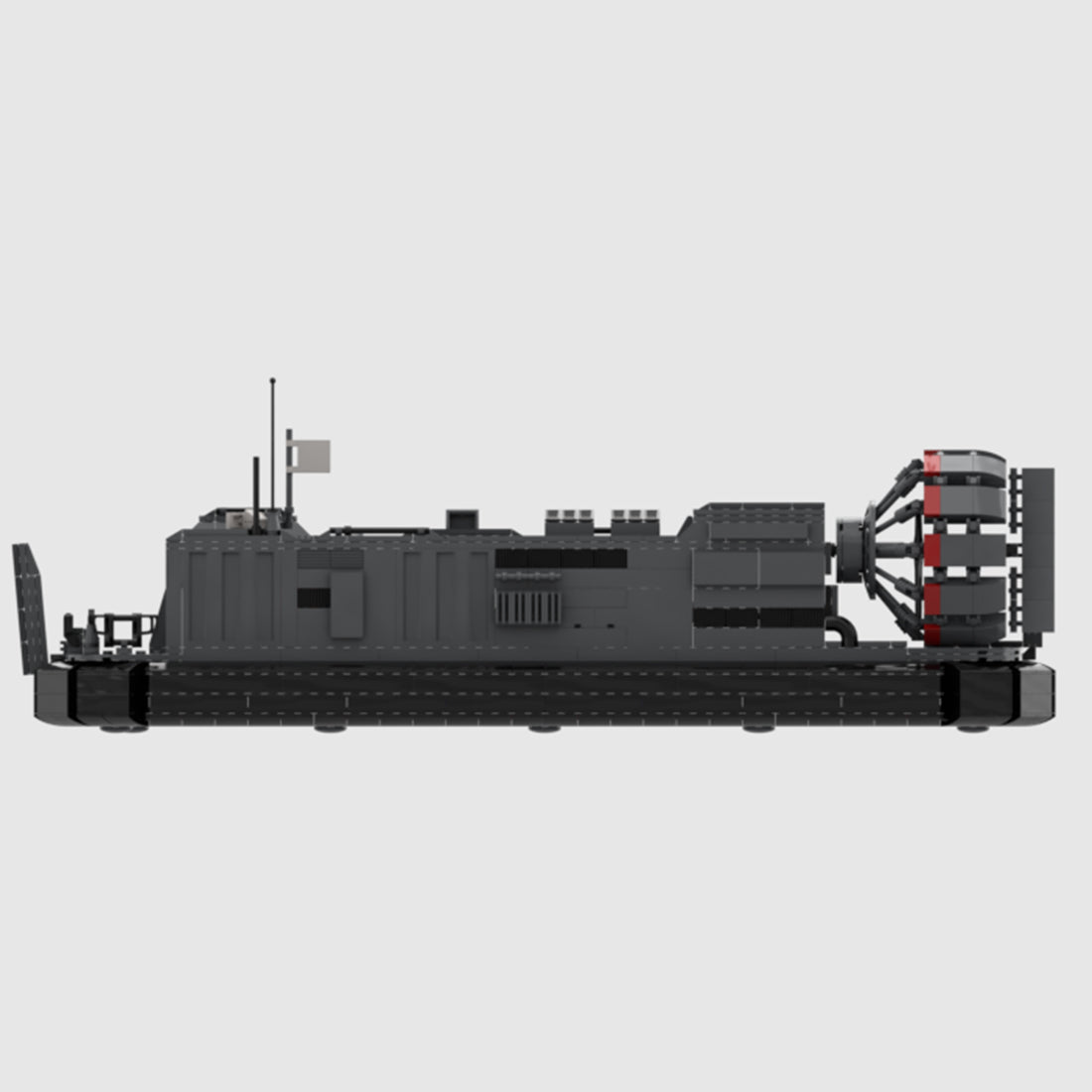 MOC - 47385 LCAC Military Hovercraft Model - LesDiy - 