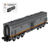 MOC - 47988 Static Version 6 wide Santa Fe EMD E8B Locomotive Building Blocks - LesDiy - 