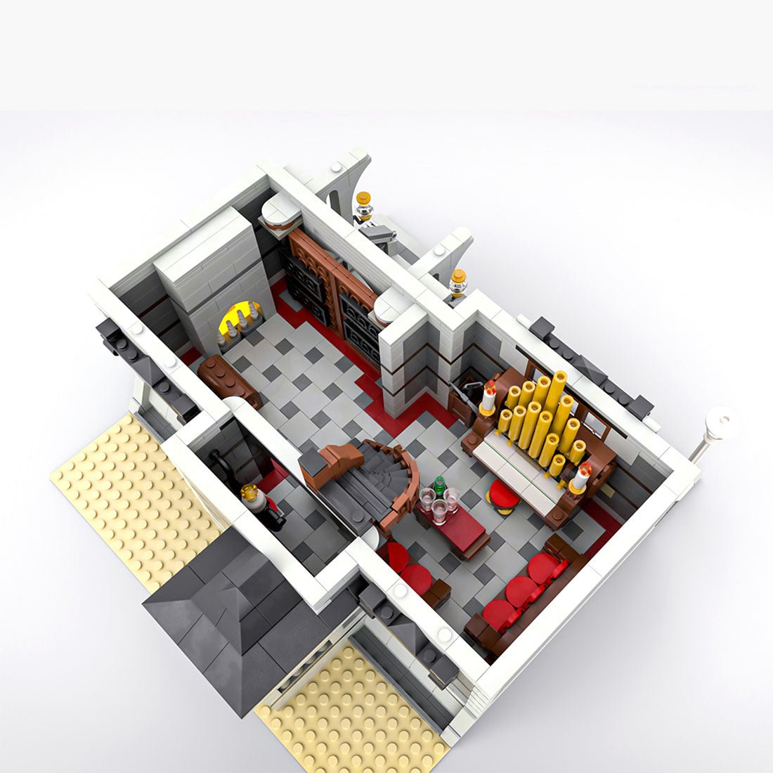 MOC - 49479 Old Mansion Haunted House - LesDiy - 