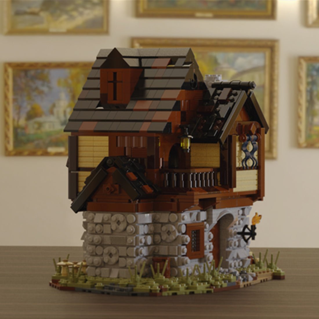 MOC - 49535 MOC Custom Medieval House - LesDiy - 