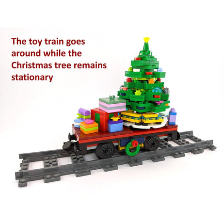 MOC - 49581 Motorized and Improved Christmas Train - LesDiy - MOC