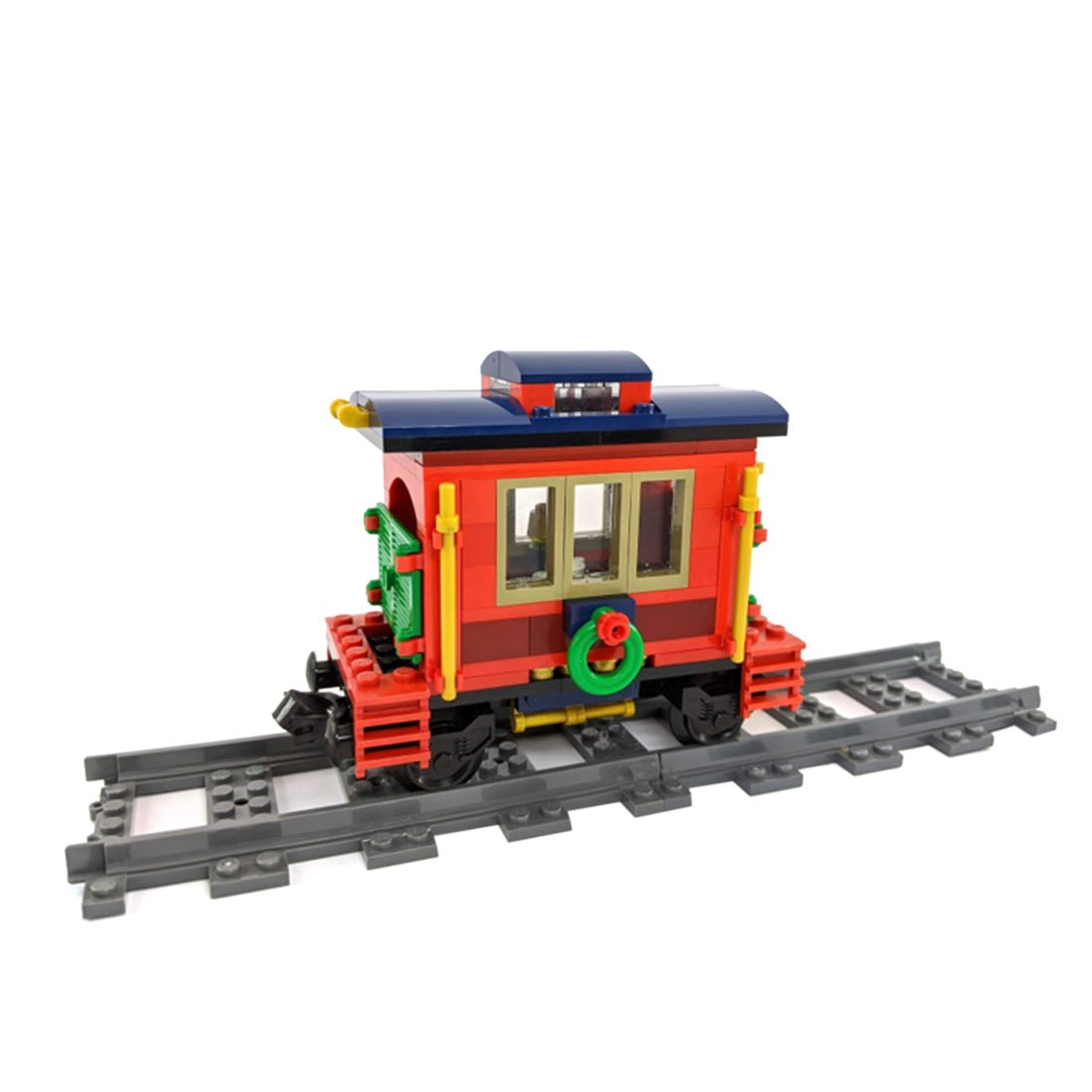 MOC - 49581 Motorized and Improved Christmas Train - LesDiy - MOC
