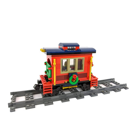 MOC - 49581 Motorized and Improved Christmas Train - LesDiy - MOC