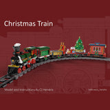 MOC - 49581 Motorized and Improved Christmas Train - LesDiy - MOC
