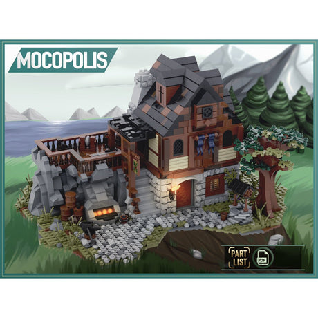 MOC - 49666 Medieval Smithy - LesDiy - 
