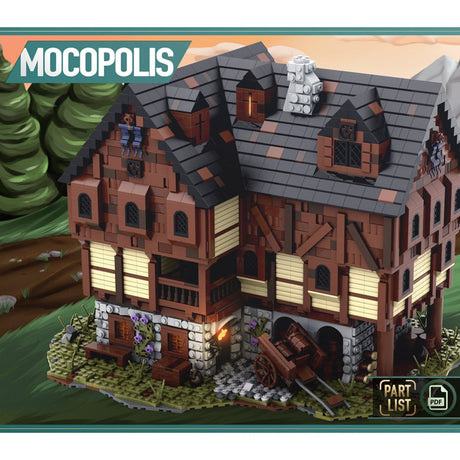 MOC - 49721 Medieval Tavern House - LesDiy - 