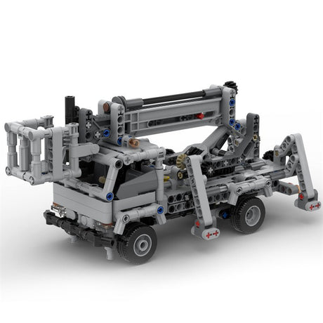 MOC - 51575 Cherry Picker Truck - LesDiy - 