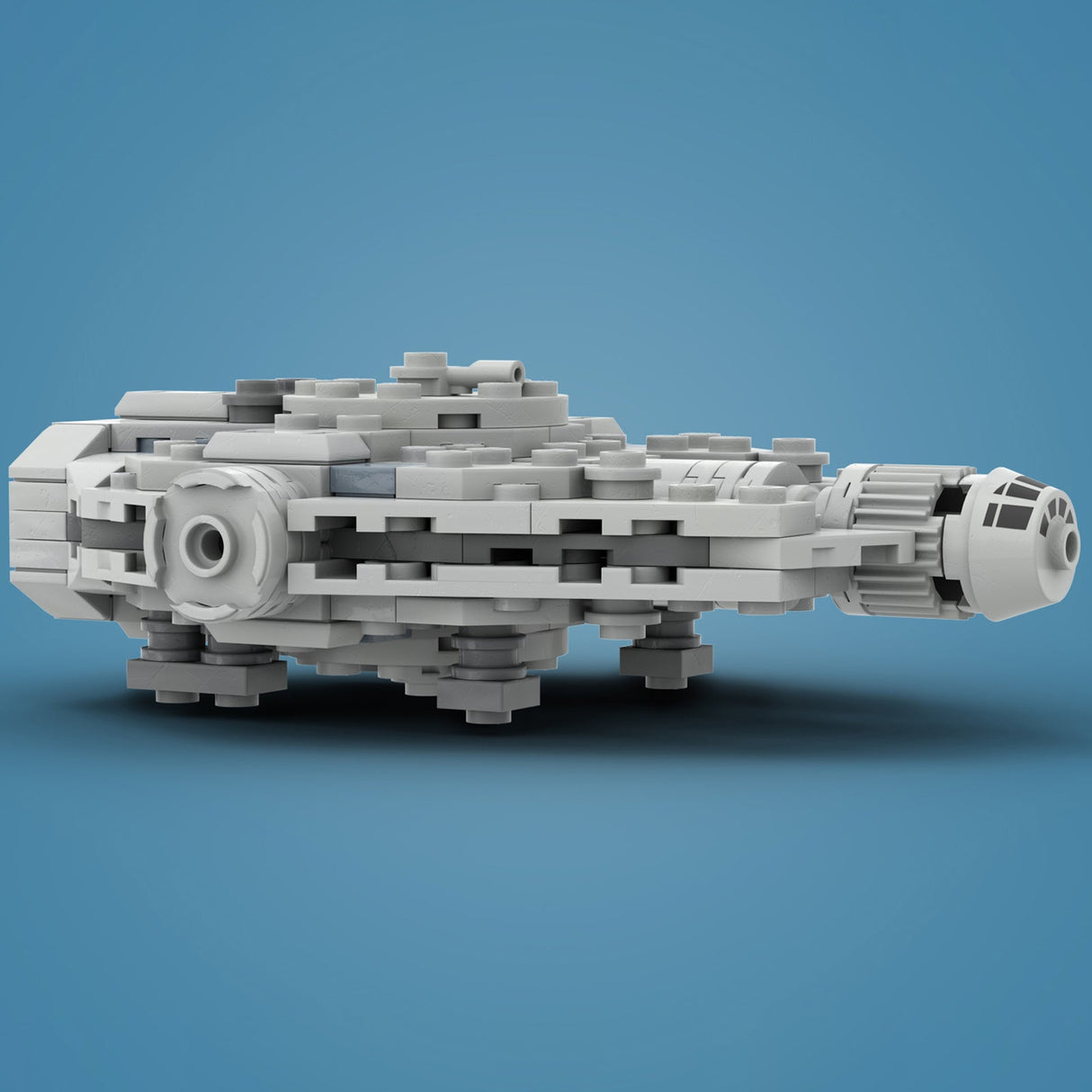MOC - 51638 Micro Otana Space Wars Science Fiction Spacecraft - LesDiy - Locomotive