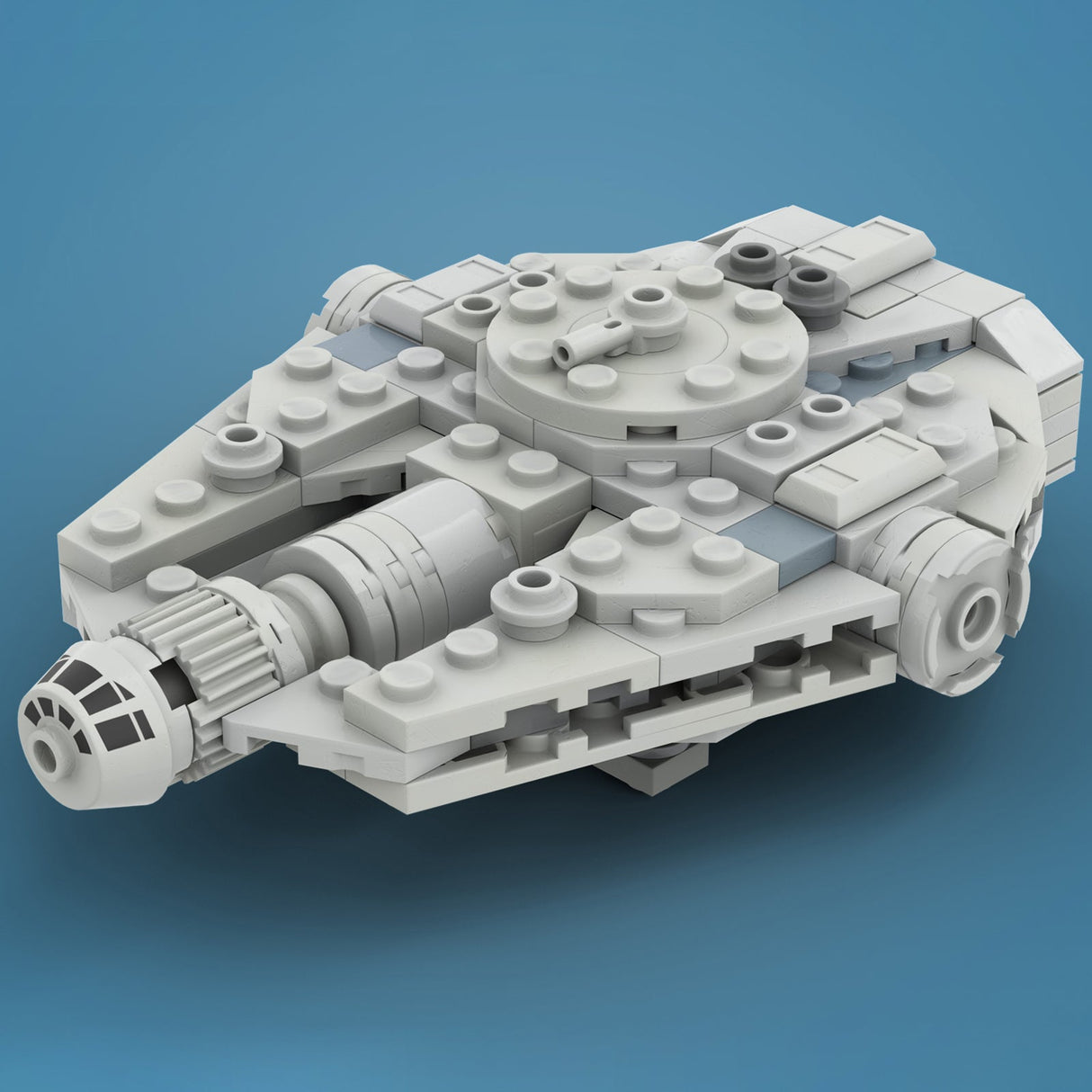 MOC - 51638 Micro Otana Space Wars Science Fiction Spacecraft - LesDiy - Locomotive