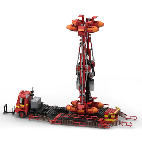 MOC - 52785 Fairground Dive Bomber Compitable with Lego - LesDiy - fairground