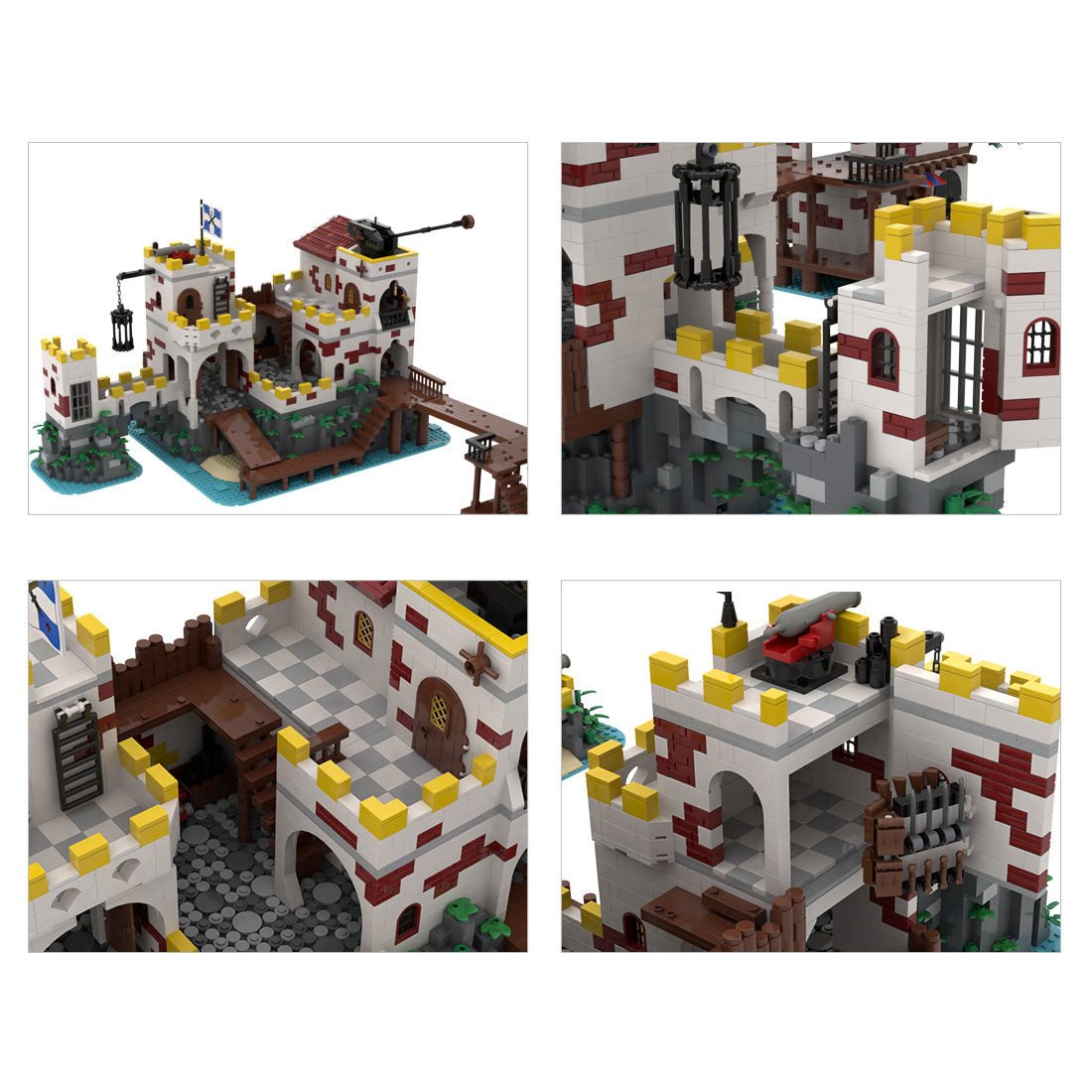 MOC - 52895 The Imperial Whitegate - Trading Post Tribute Building Blocks - LesDiy - 