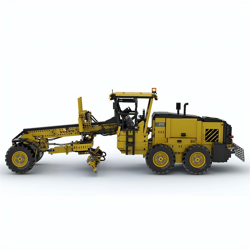 MOC-54777 Volvo G970 Motor Grader Building Blocks | LesDiy