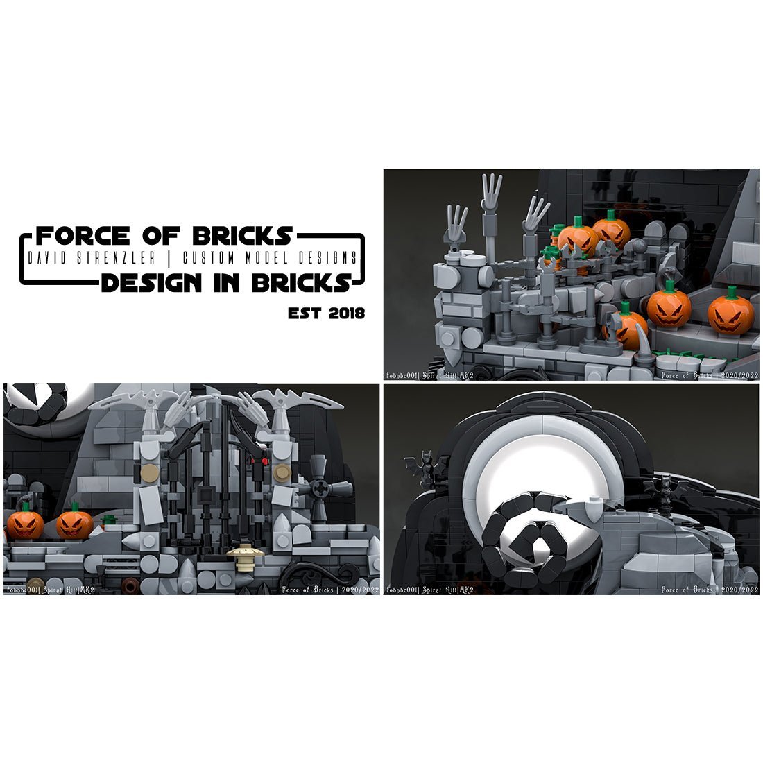 MOC - 55681 Spiral Hill (fobnbc001) - LesDiy - MOC