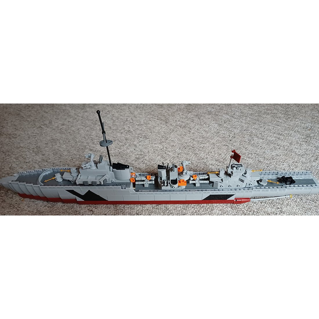 MOC - 57481 1/200 German Z43 Large Destroyer Model - LesDiy